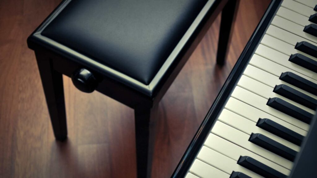 Un tabouret de piano