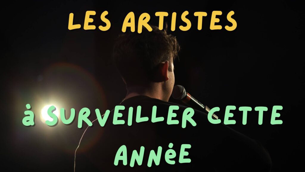 Chanteur devant son micro